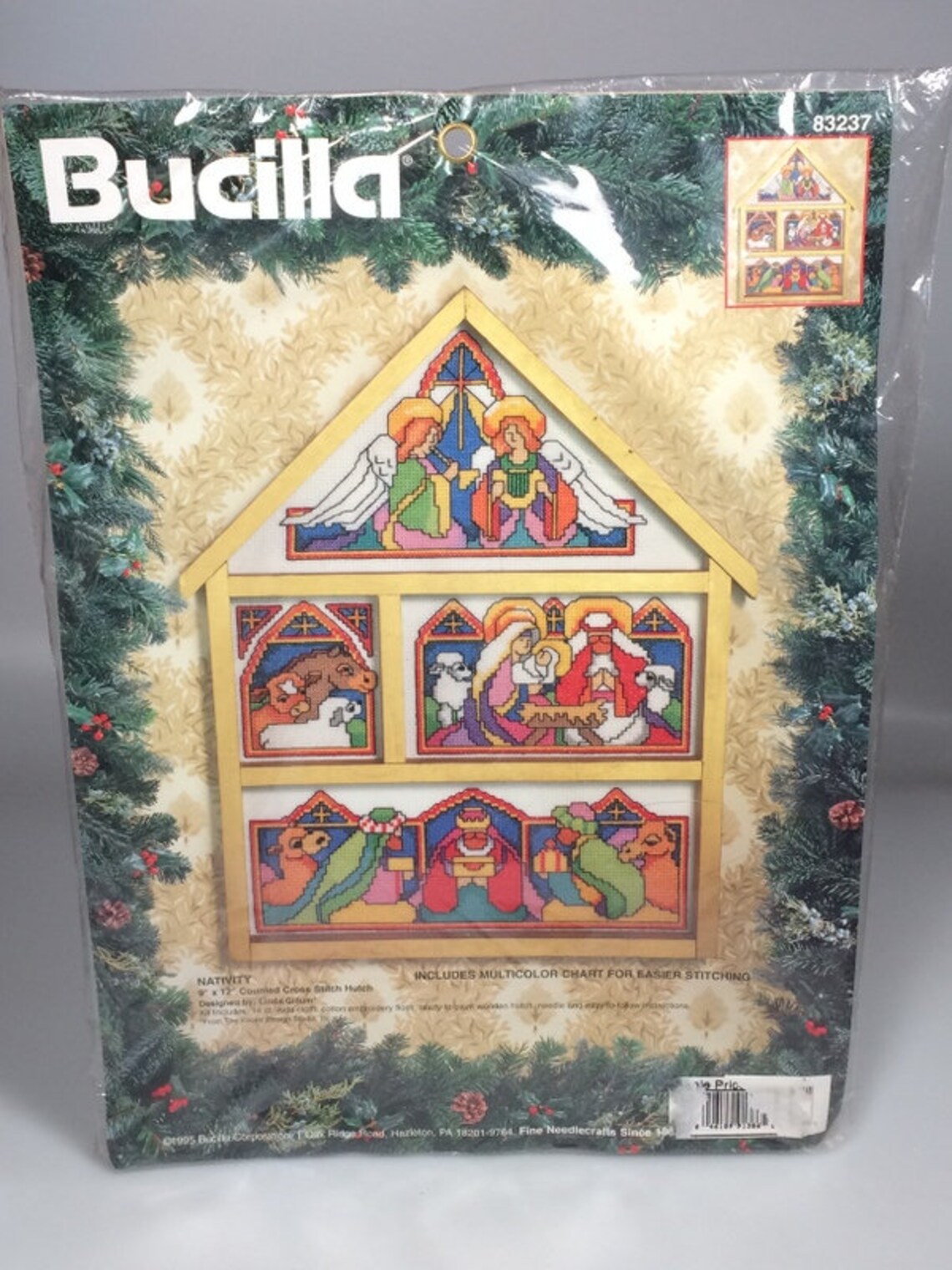 Bucilla Counted Cross Stitch Kit Christmas Nativity Kit. DIY Etsy