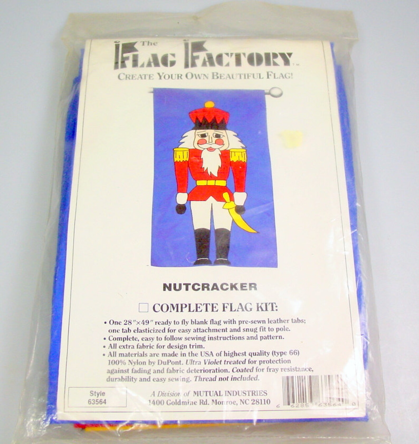 Christmas Flag Nutcracker Flag kit Holiday Sewing Kit Craft Etsy