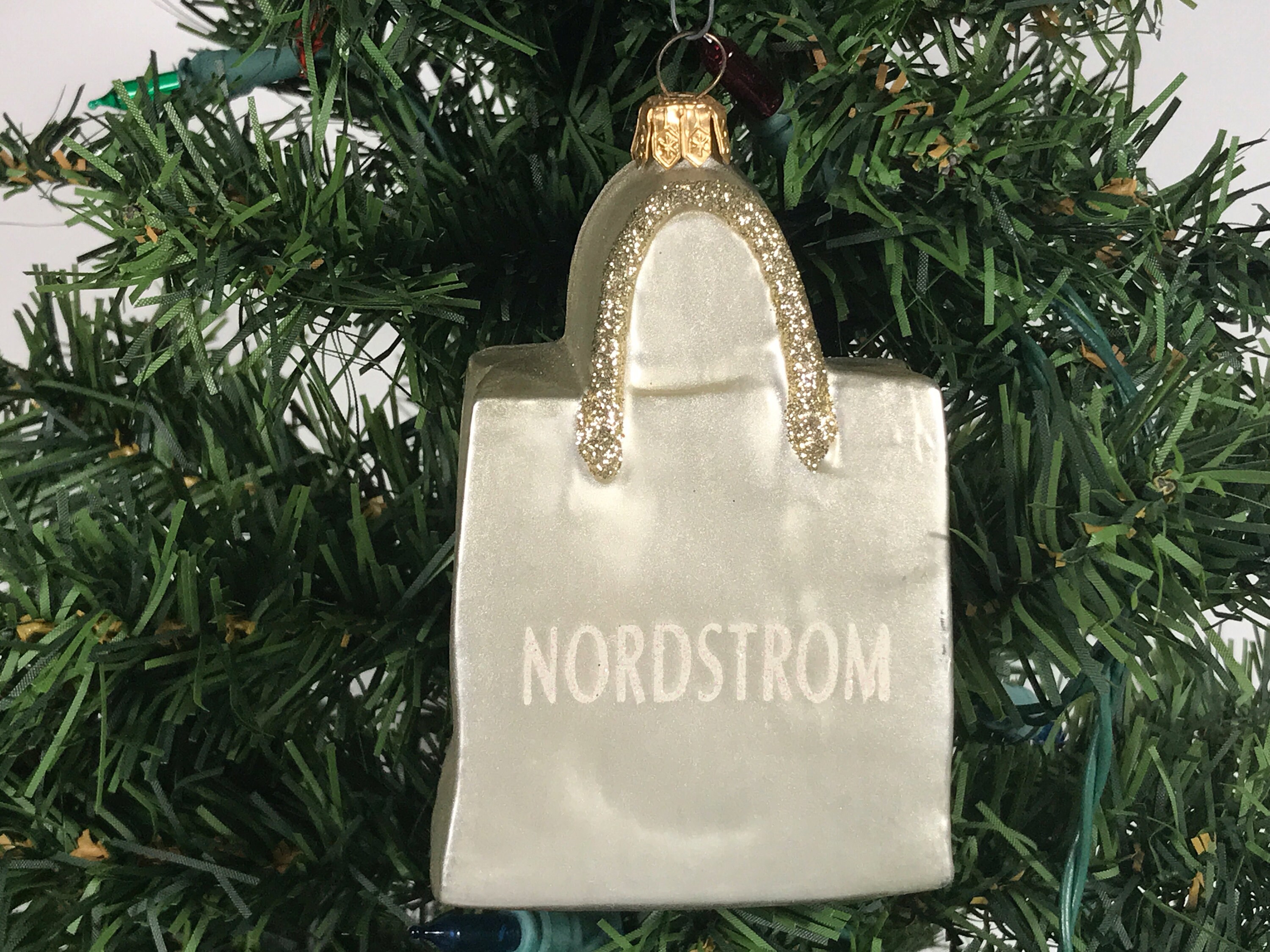 Nordstrom at Home 'Nordstrom Storefront Shopping Bag' Ornament