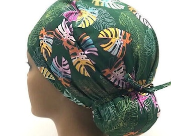 Ava Ponytail Scrub Cap, Ava ponytail scrub cap for women, Ponytail scrub cap, Scrub cap for women, surgical cap, nurse scrub cap