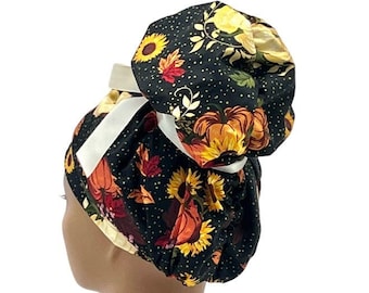 Gorro quirúrgico con moño alto de Emma, gorro quirúrgico de Emma, gorros quirúrgicos con cola de caballo, gorro quirúrgico para mujer, gorro quirúrgico, gorro quirúrgico de veterinario, gorro quirúrgico con moño,