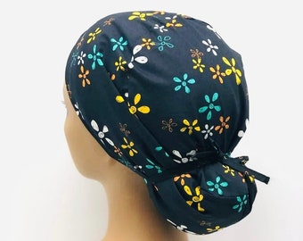 Gorro quirúrgico con cola de caballo Ava, gorro quirúrgico con cola de caballo Ava para mujer, gorro quirúrgico con cola de caballo, gorro quirúrgico para mujer, gorro quirúrgico para enfermera