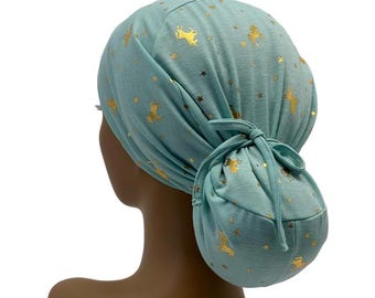 STRETCH   Ponytail Scrub Cap,Ava Cotton Stretch scrub cap for women,Ponytail scrub cap,Surgical cap,nurse scrub cap