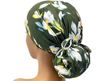 STRETCH  Ponytail Scrub Cap,Ava Stretch scrub cap for women,Ponytail scrub cap,Surgical cap,nurse scrub cap