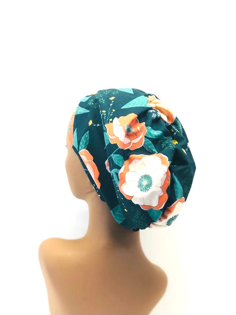 Emma High Bun Scrub Cap Emma Scrub Cap Ponytail Scrub Caps Etsy