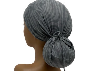 MESH -Stretching , Ponytail Ava  Scrub Cap,Highly Breathable  Fabric, Adjustable Nurse Scrub,Double layers USA made