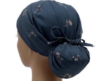 Ava Ponytail Scrub Cap, Ava ponytail scrub cap for women, Ponytail scrub cap, Scrub cap for women, surgical cap, nurse scrub cap