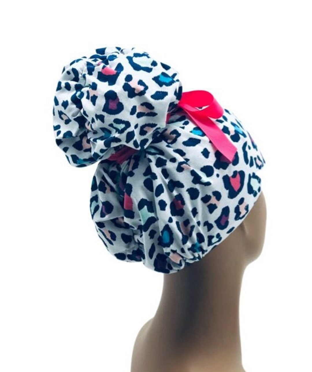 Emma High Bun Scrub Cap, Emma Scrub Cap, Ponytail Scrub Caps, Scrub Cap
