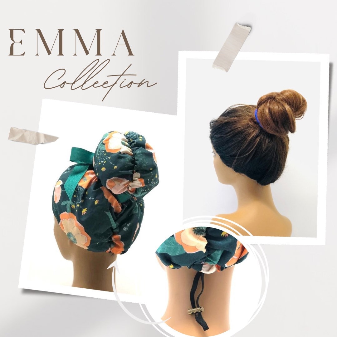 Emma High Bun Scrub Cap Emma Scrub Cap 