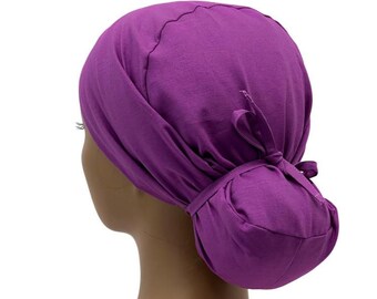 Ava Ponytail Scrub Cap, Ava ponytail scrub cap for women, Ponytail scrub cap, Scrub cap for women, surgical cap, nurse scrub cap