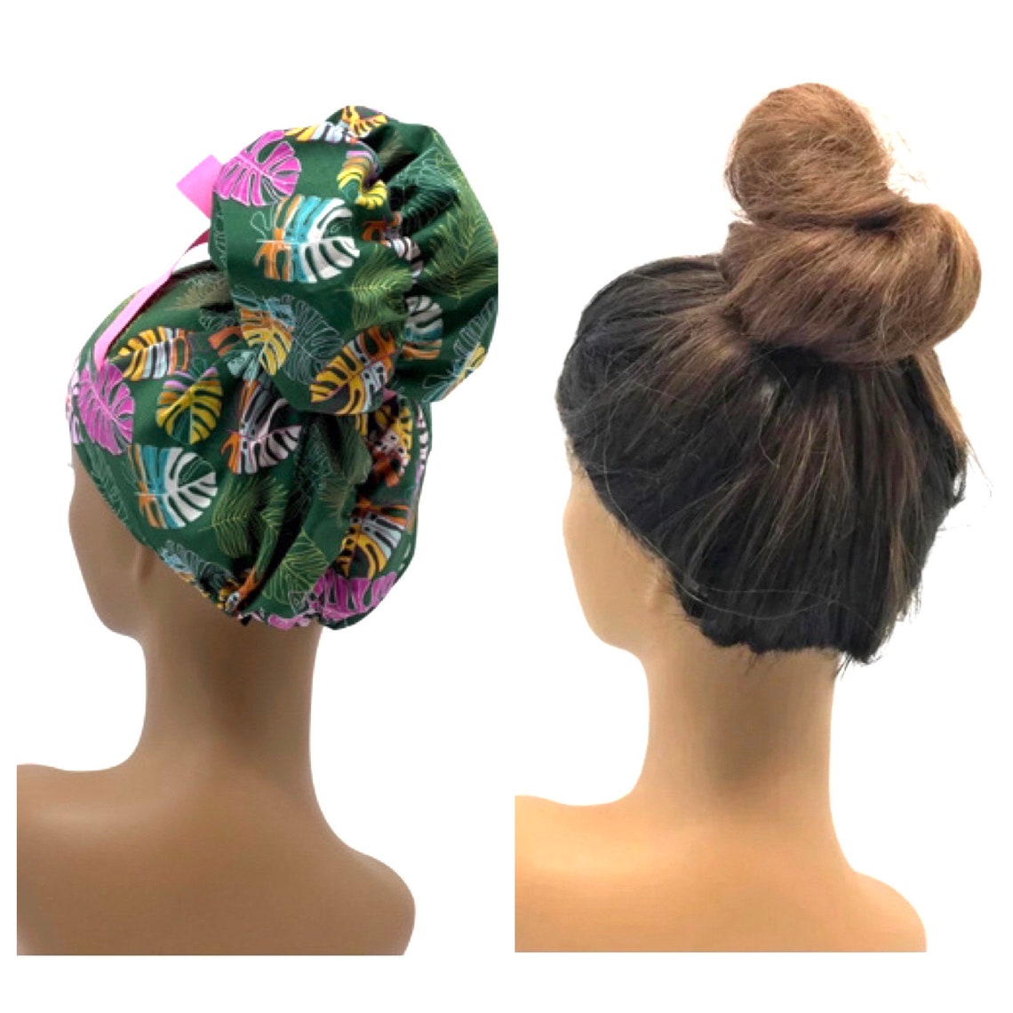 Emma High Bun Scrub Cap Emma Scrub Cap Ponytail Scrub Caps Etsy