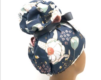 Emma Surgical women scrub cap,nurse cap,medical cap,skull cap,surgical bonnet women,surgical cap vet med,medical hat,cute scrub cap