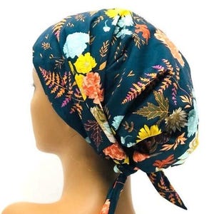 Olivia Ponytail Scrub Cap, Olivia ponytail scrub cap for women, Ponytail scrub cap, Scrub cap for women, surgical cap, nurse scrub cap