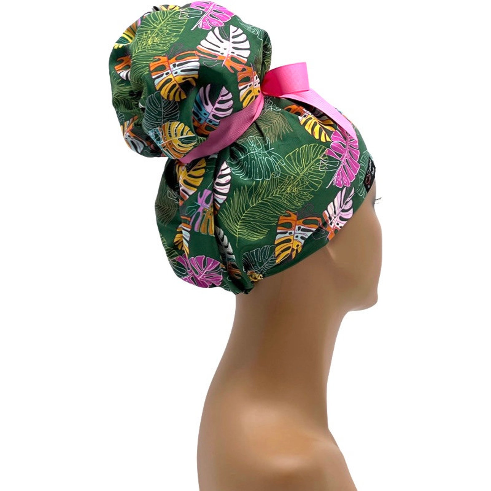 Emma High Bun Scrub Cap Emma Scrub Cap Ponytail Scrub Caps Etsy