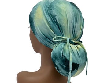 Gorro quirúrgico de punto elástico para coleta, fabricado en EE. UU.