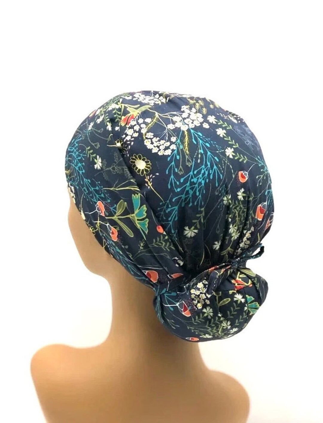disposable ponytail scrub caps