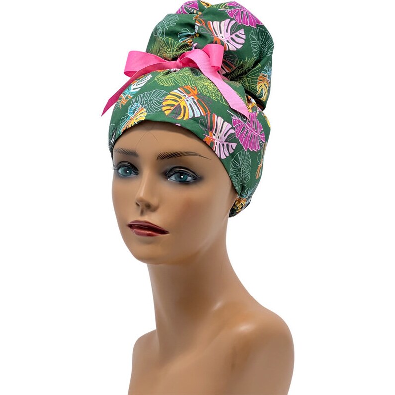 Emma High Bun Scrub Cap Emma Scrub Cap Ponytail Scrub Caps Etsy