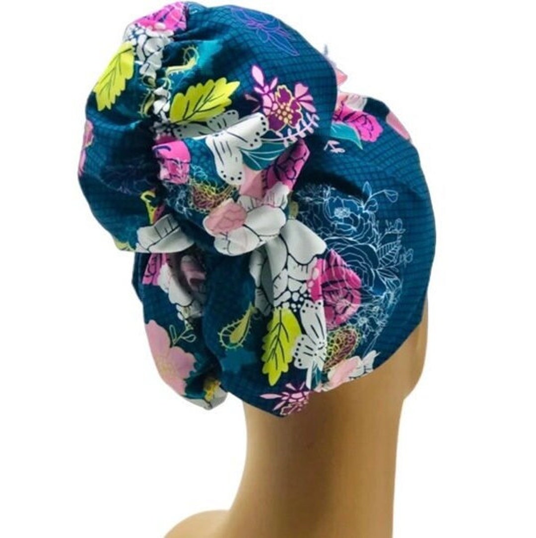 Emma High Bun Scrub Cap Emma Scrub Cap Ponytail Scrub Caps Etsy