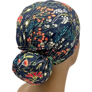 Ava ponytail Scrub caps for women,ponytail scrub cap,flower scrub cap,medical scrub cap,nurse scrub cap,vet scrub cap,dentist scrub cap,