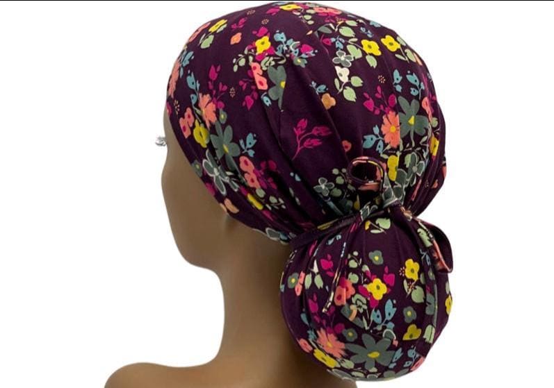STRETCH Ponytail Scrub Cap,Ava Stretch scrub cap for women,Ponytail scrub cap,Surgical cap,nurse scrub cap