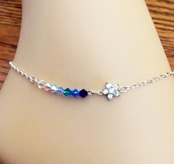 Something blue bridal ankle bracelet cheap