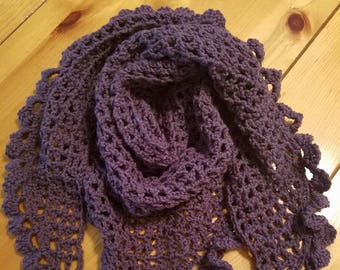 Vintage Lace Scarf Shawl Wrap Any Color