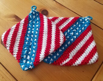 PATTERN Patriotic Dual Thickness Hot Pad