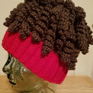 KC Quarterback Crochet Wig Pattern: Football Beanie (PDF Pattern)