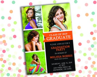 Graduation Invitation - High School Graduation - College Graduation - Announcement - Photo Graduation Invitation - 5x7 Invitation