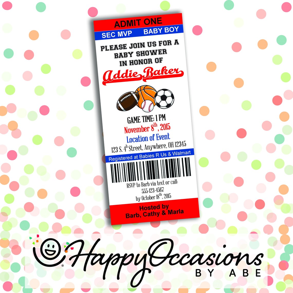 Sports Themed Thank You Card 4.25x5.5 Flat Card Instant Etsy