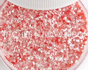 Smooches || Exclusive Premium Polyester Glitter, 1oz by Weight • TRANSPARENT • || up to .040 cut