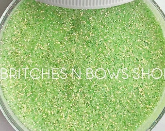 Key Lime Pie || Exclusive Premium Polyester Glitter, 1oz by Weight • TRANSPARENT • || .008 cut
