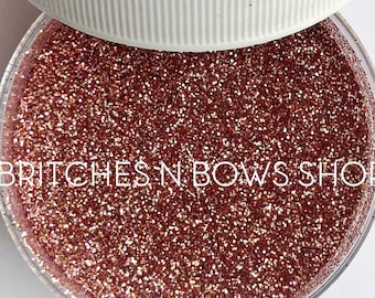 Dusty Rose || Premium Polyester Glitter, 1oz by Weight • OPAQUE • || .008 cut