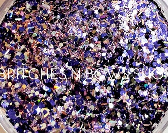 Plumdiddlyumptious || Exclusive Premium Polyester Glitter, 1oz by Weight • Semi-OPAQUE • || up to .062 cut