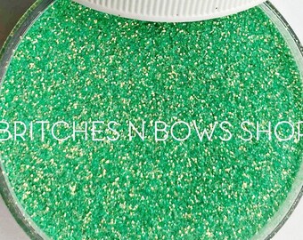 Mint to Be || Premium Polyester Glitter, 1oz by Weight • TRANSPARENT • || .008 cut