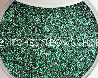 Green Come True || Color Shift Premium *Cosmetic* Polyester Glitter, 1oz by Weight • TRANSPARENT • || .008 cut