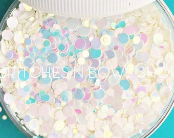 Mystery Gumballs || Confetti Dot Glitter Mix, 1oz Jar • OPAQUE •