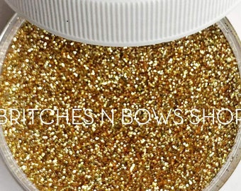 Stay Gold || Premium Polyester Glitter, 1oz by Weight • OPAQUE • || .008 cut