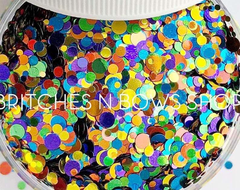 Not My Circus Exclusive Confetti Dot Glitter Mix 1oz Jar OPAQUE