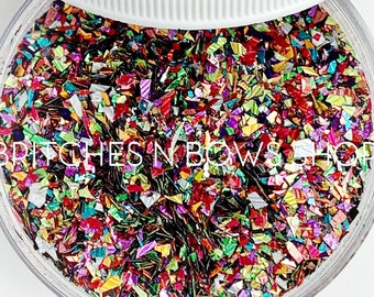 Candy Crush || Polyester Glitter, 0.7oz by Weight • Semi-OPAQUE • || Random Cut
