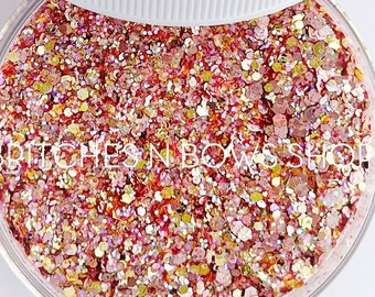 Mum's the Word || Exclusive Premium Polyester Glitter, 1oz by Weight • SEMI-OPAQUE • || up to .04 cut