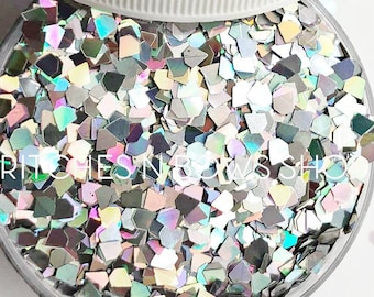 Shine Bright || Diamond Glitter Shape, 1oz Jar • OPAQUE •