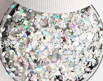 Diamond Dolls || Exclusive Diamond Glitter Shape Mix, 1oz Jar • OPAQUE •