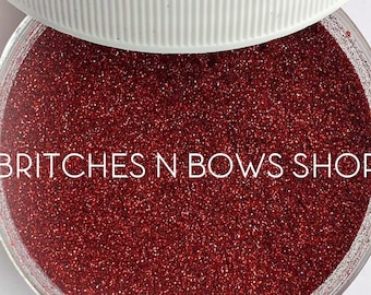 Ruby • July Birthstone || Polyester Glitter, 1oz by Weight • OPAQUE • || .004 cut