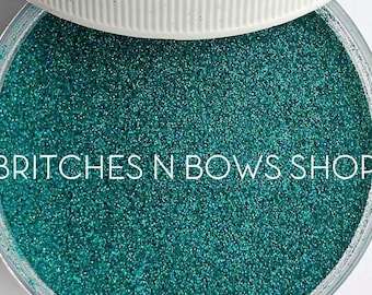 Turquoise • December Birthstone || Polyester Glitter, 1oz by Weight • OPAQUE • || .004 cut