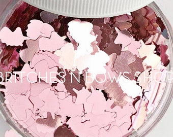 Maybe it's Neighbelline || Unicorn Glitter Shape, 1oz Jar • OPAQUE •