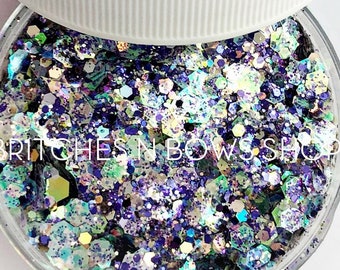 Dynasty || Exclusive Premium Polyester Glitter Mix, 1oz by Weight • TRANSPARENT • || up to .125 cut