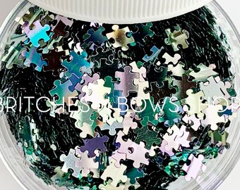 Get it Together || Original BnB Puzzle Glitter Shape, 1oz Jar • OPAQUE • || 6mm