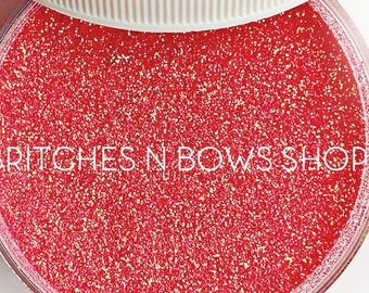 Hibiscus || Premium  *COSMETIC* Polyester Glitter, 1oz by Weight • Semi-OPAQUE • || .008 cut