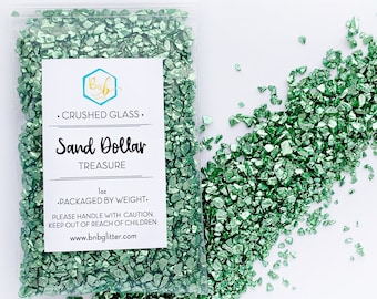 Sand Dollar || Crushed Glass, 1oz Bag • OPAQUE • Treasure Series